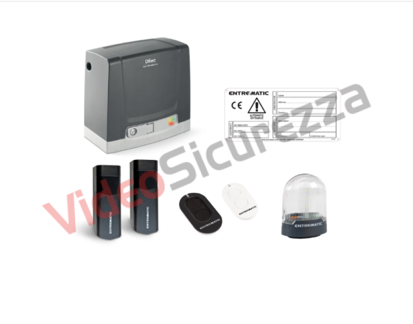 Set completo per cancelli scorrevoli con peso fino a 400 kg - DIT400NESL