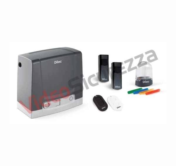Set completo per cancelli scorrevoli con peso fino a 400 kg PLUS - DIT400NESLP