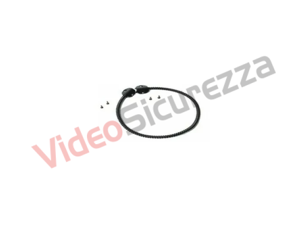 Kit passacavi nero con spirale KPAB