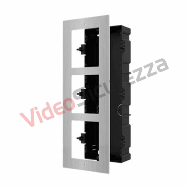 CORNICE INOX A INCASSO HIKVISION DS-KD-ACF3/S