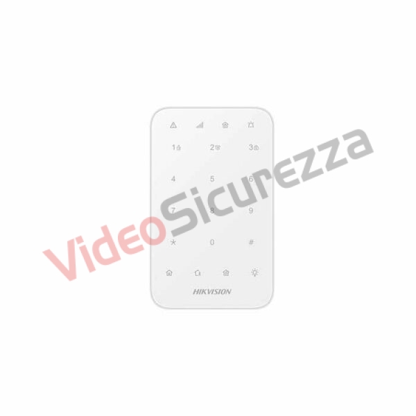Tastiera di comando a LED wireless Hikvision DS-PK1-E-WE