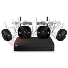 Kit Wi-Fi NVR + 4 BULLET IMOU  NVR1104HS-W-S2-CE-1T / 4-F22P