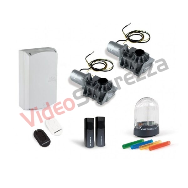 Kit completo di 2 motori interrati per cancelli a battente DITCB230PL