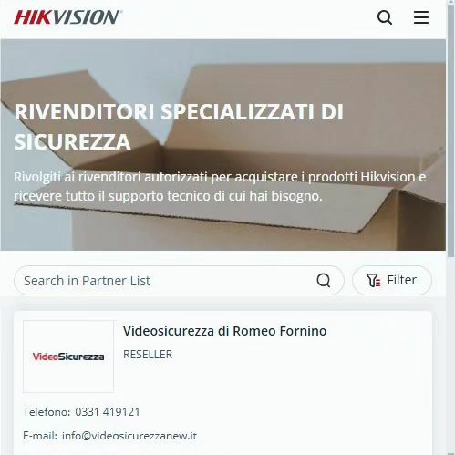 Siamo Ufficialmente Rivenditori Specializzati di Sicurezza Hikvision

https://www.hikvision.com/it/Partners/distributori-autorizzati/rivenditori-specializzati-sicurezza/

#Videosicurezza #videosorveglianza #HIKVISION #telecamere #rilevamentopersone #rilevamentoveicoli #telecameredisicurezza #sicurezza #hikvisionitalia #antifurto #allarmeaudio #acusense #hikvision #hikvisioncamera #hikvision_cctv #HIKvisionTechnology #hikvisionitaly